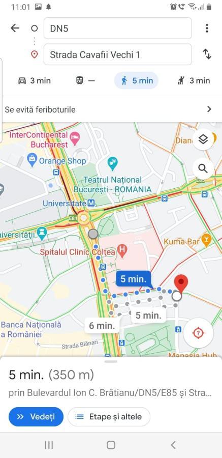 Central Old City Center Studio Universitate Coltea - Cav9 布加勒斯特 外观 照片